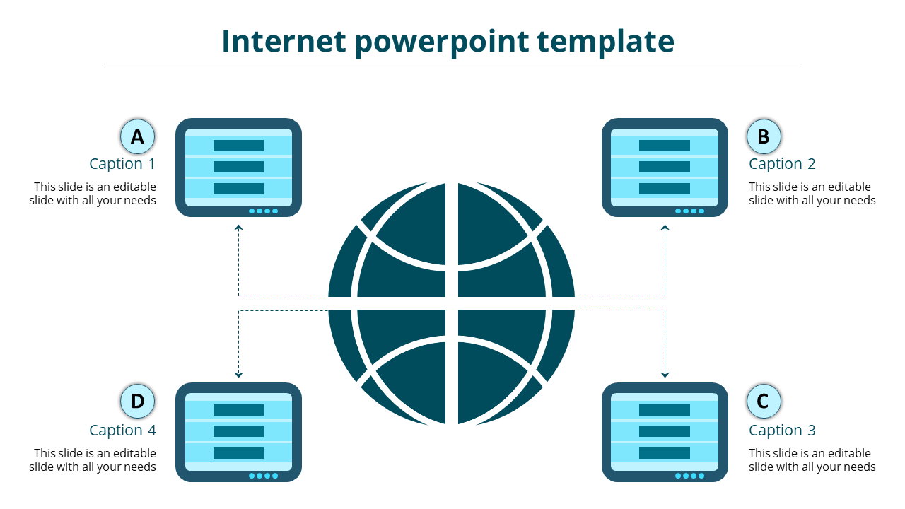 internet powerpoint template-internet powerpoint template-blue